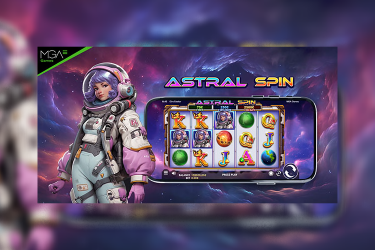 MGA Games presents Astral Spin, a futuristic space adventure casino slot game