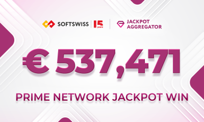 SOFTSWISS Prime Network Jackpot Hits €537K in Latest Draw