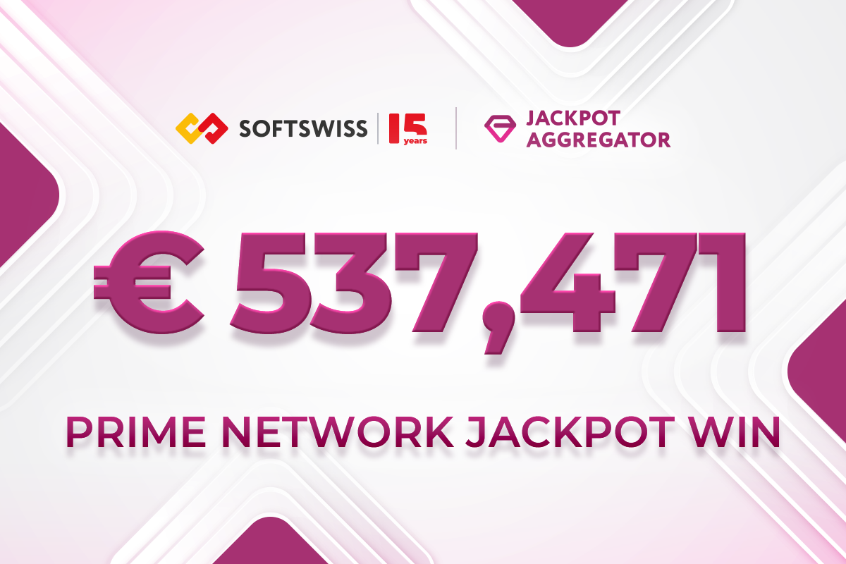 SOFTSWISS Prime Network Jackpot Hits €537K in Latest Draw