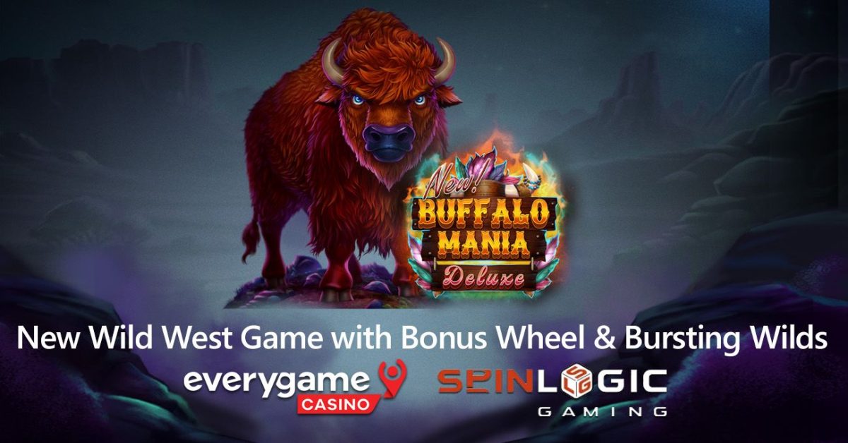 Everygame Casino Goes West with New Buffalo Mania Deluxe Slot with a Bonus Wheel and Bursting Wilds