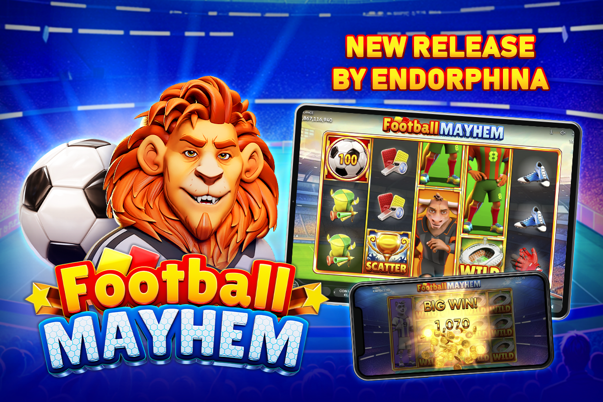 Endorphina Releases Another Football-themed Slot - Football Mayhem