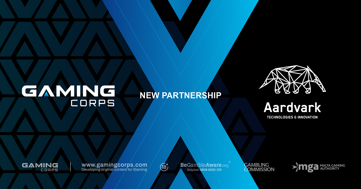 Gaming Corps Integrates Casino Content with Aardvark Technologies