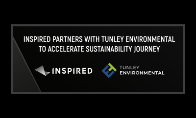 Inspired Entertainment Partner with Tunley Environmental to Accelerate Sustainability Journey