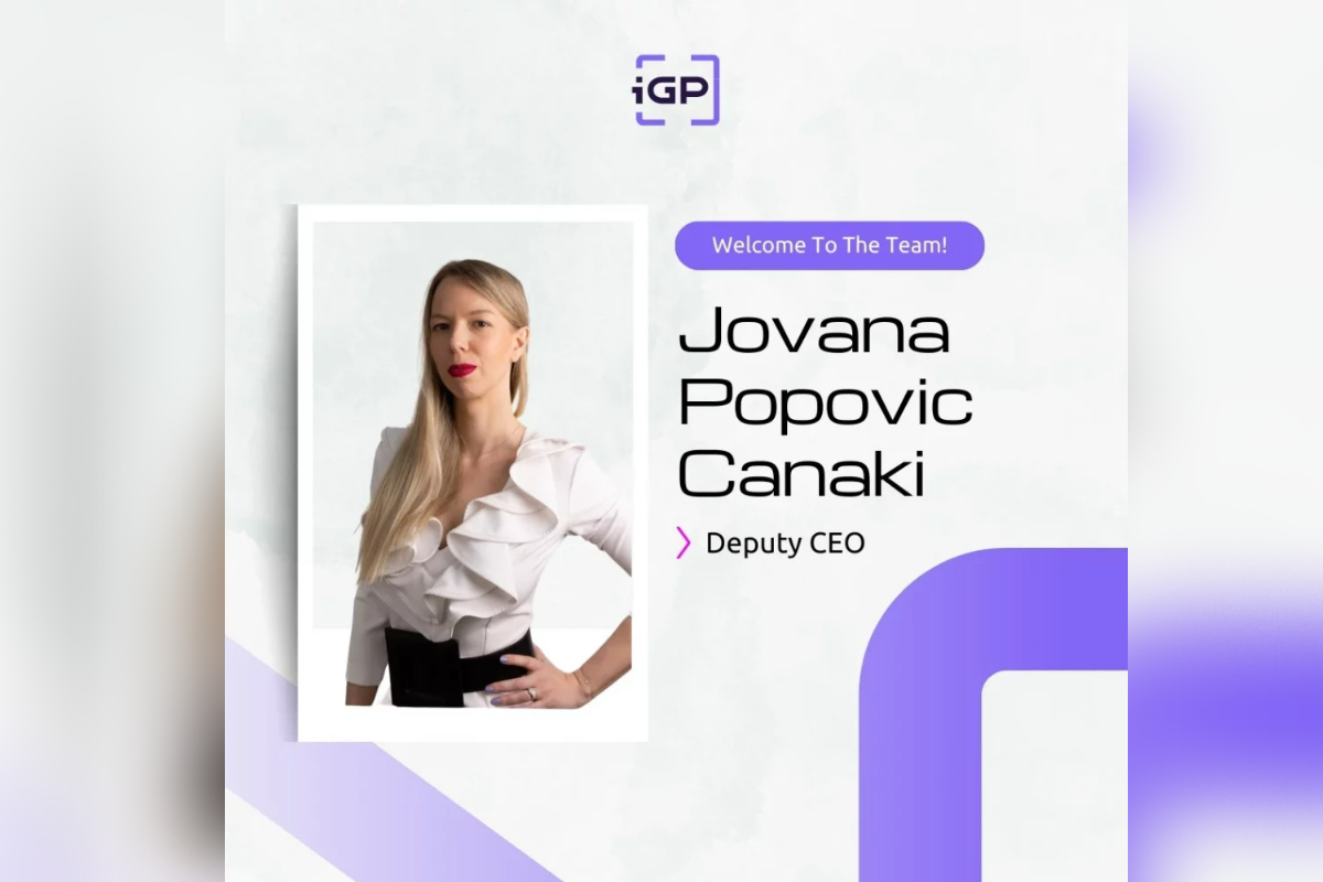 Jovana Popovic Canaki signs up as iGP Deputy CEO in latest stage of expansion