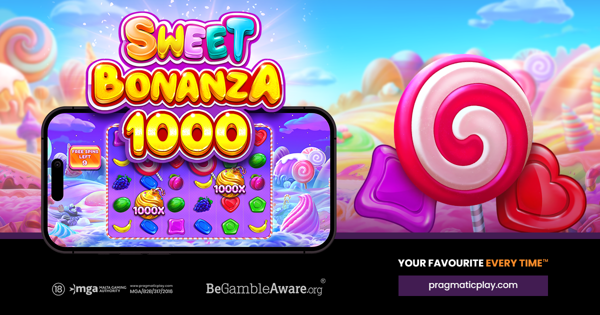 PRAGMATIC PLAY SWEETENS UP CANDYLAND IN SWEET BONANZA 1000