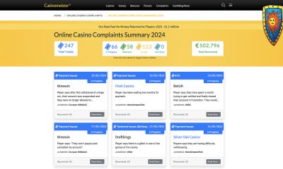 Casinomeister Launches Groundbreaking Player Arbitration Summary Feature