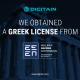 Digitain Obtained Greek License