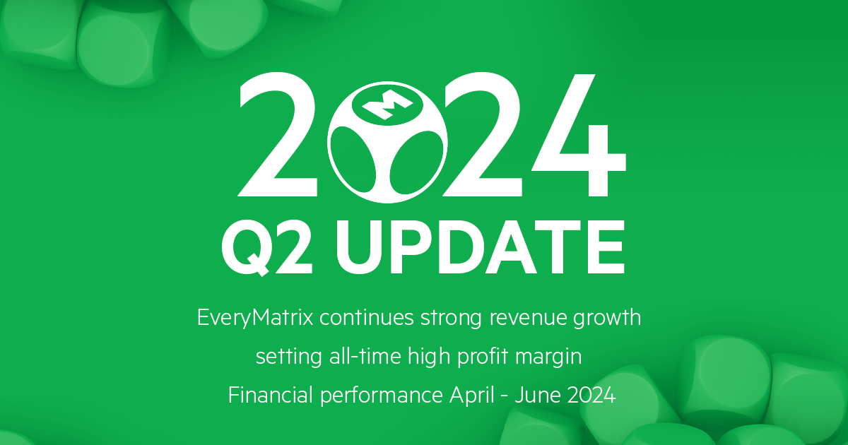 EveryMatrix continues strong revenue growth recording all-time high profit margin 