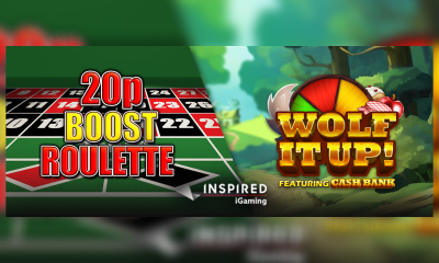 Inspired Launches 20p Boost Roulette and Wolf It Up!