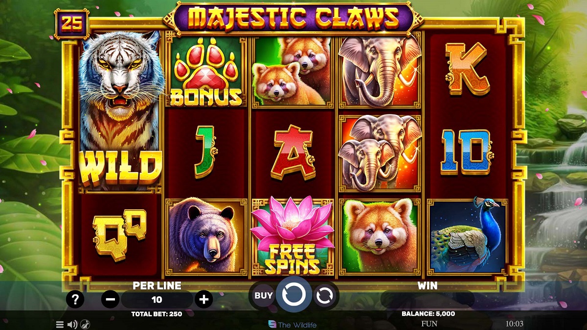 Spinomenal releases Majestic Claws slot