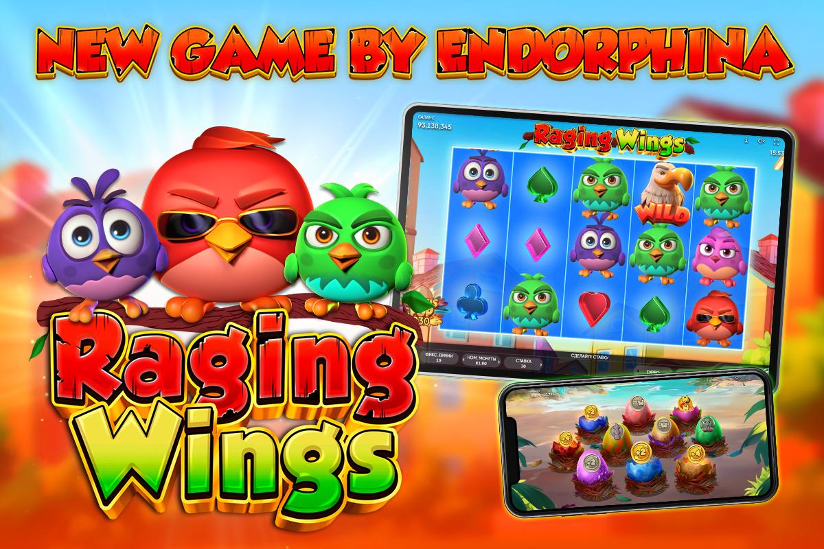 Raging Wings: Endorphina Expands its Portfolio with a New Slot Release