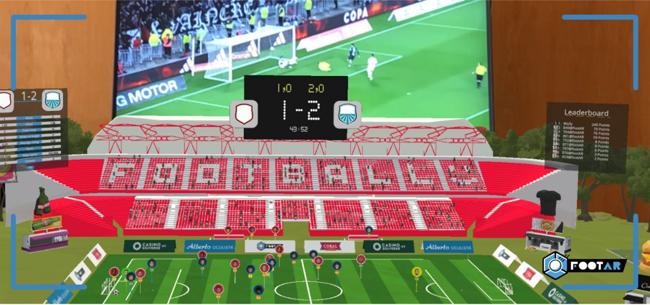 Portuguese start-up FootAR is enhancing the Euro 2024 experience with AR tracking and smart data