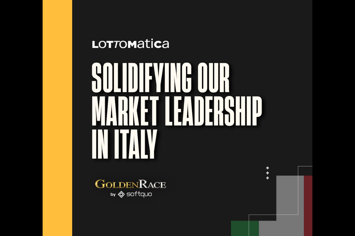 GoldenRace solidifies market leadership in Italy with Lottomatica