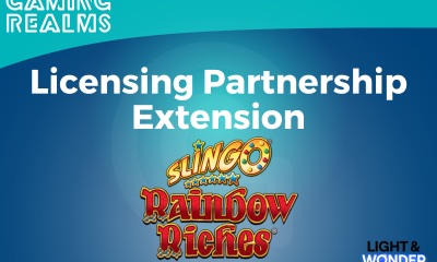 Gaming Realms extends Rainbow Riches licensing partnership with Light & Wonder