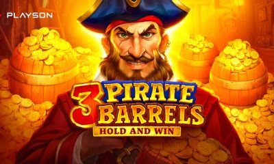 Embark on a quest for treasures in Playson’s 3 Pirate Barrels: Hold and Win