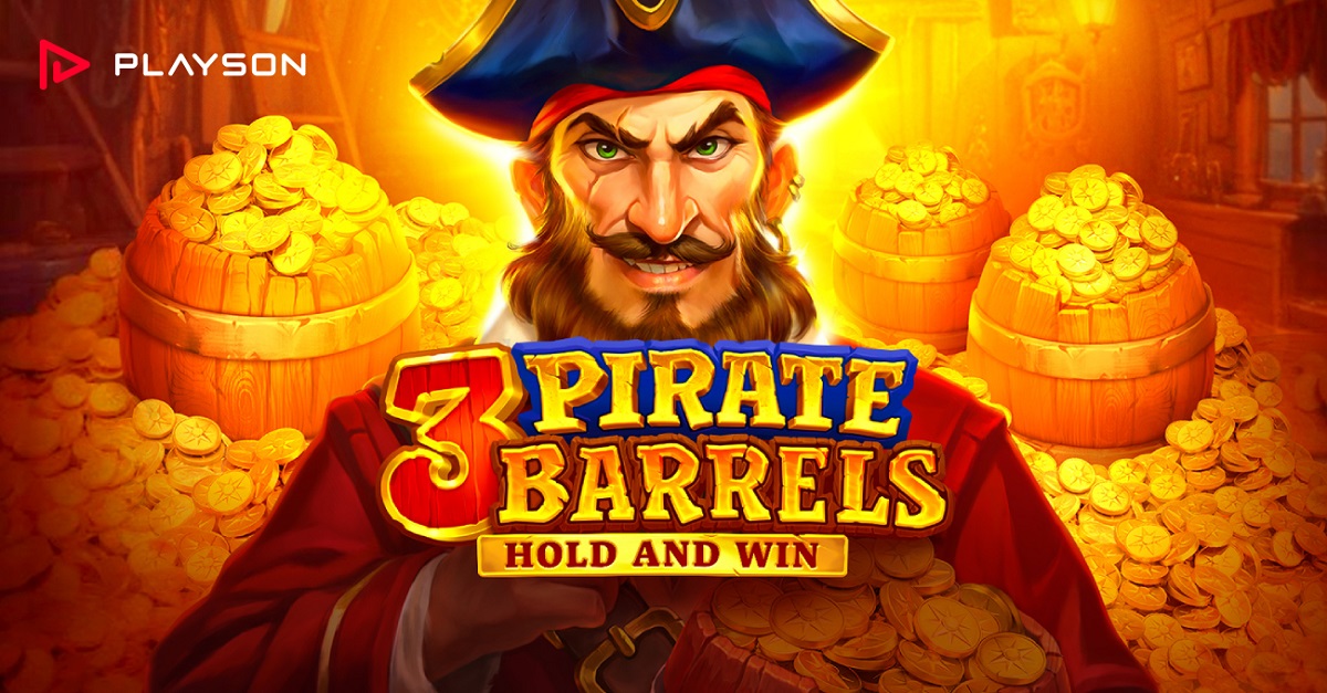 Embark on a quest for treasures in Playson’s 3 Pirate Barrels: Hold and Win