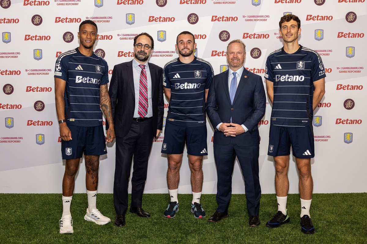 Aston Villa launches Champions League campaign with Betano by its side