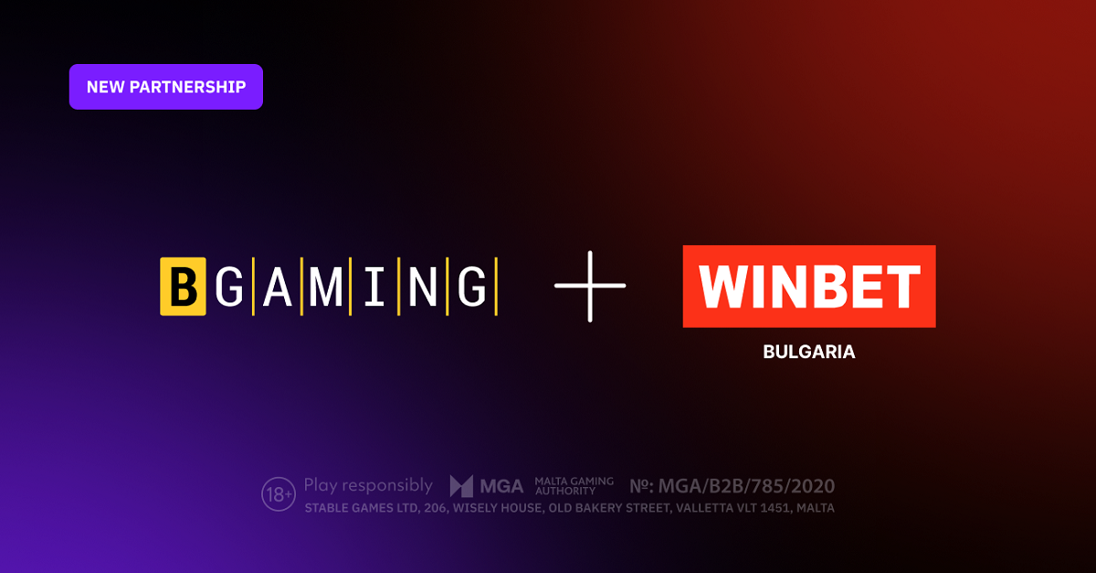 BGaming extends Winbet partnership with Bulgarian launch