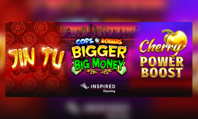 Inspired Launches Latest Online Slots: Jin Tu, Cops ‘n’ Robbers Bigger Big Money and Cherry Power Boost