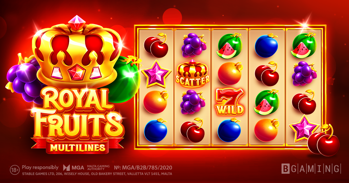 BGaming introduces flexible paylines feature in Royal Fruits MultiLines