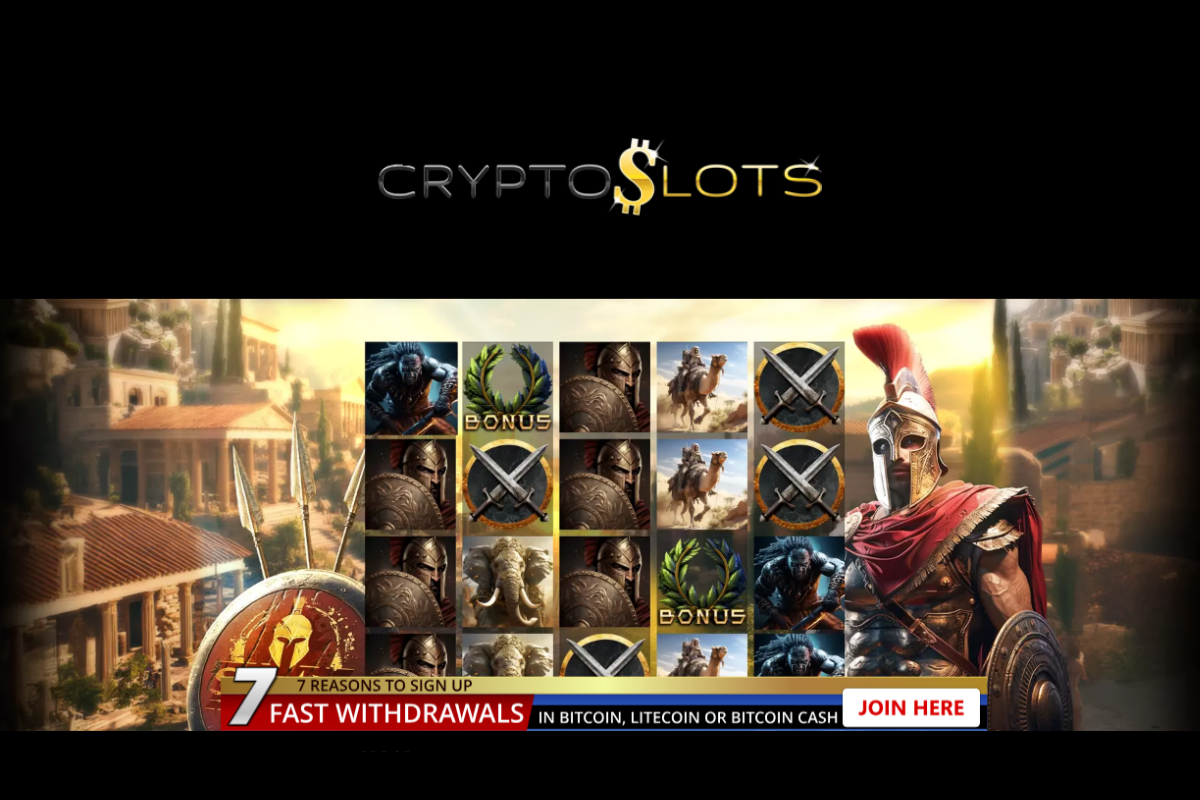 CryptoSlots Unveils Exciting New Spartan Conquest Slot Featuring Colossal Symbols