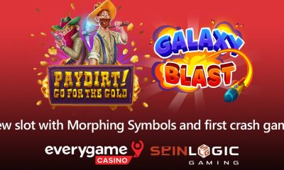 Everygame Casino Introduces New Paydirt! Go for the Gold and Galaxy Blast, Its First Crash Game