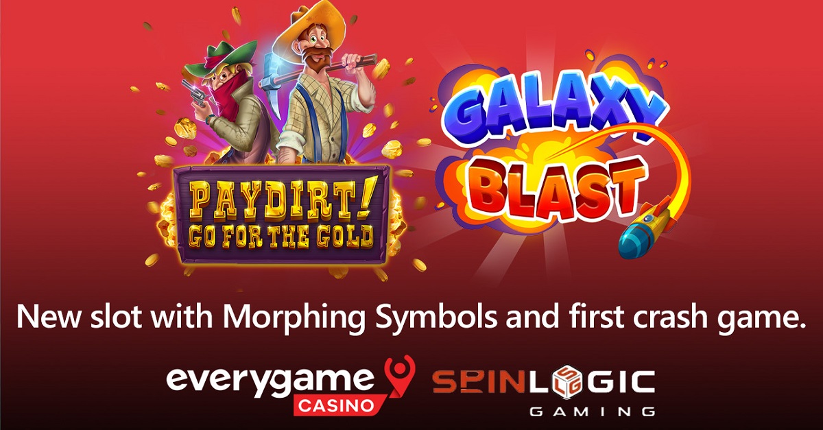 Everygame Casino Introduces New Paydirt! Go for the Gold and Galaxy Blast, Its First Crash Game