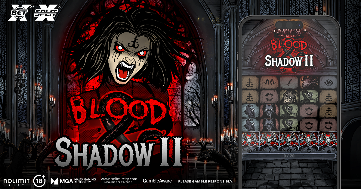 Nolimit City returns to the shadows of the dark cathedral in Blood & Shadow 2