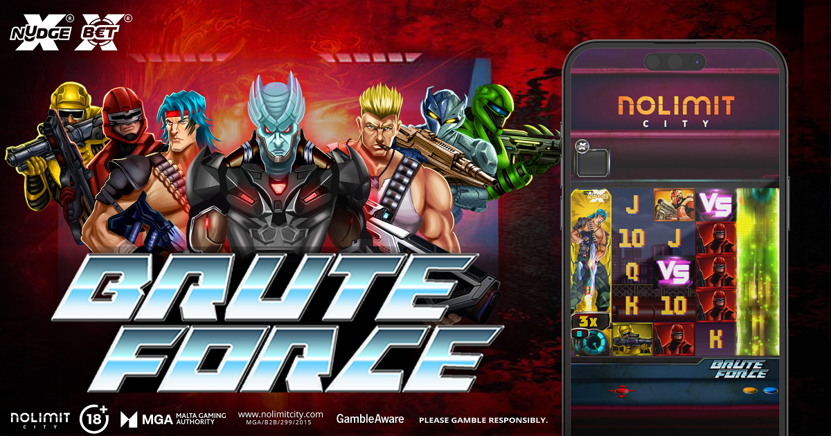 Nolimit City takes players to the glory days of arcades in their latest release - Brute Force