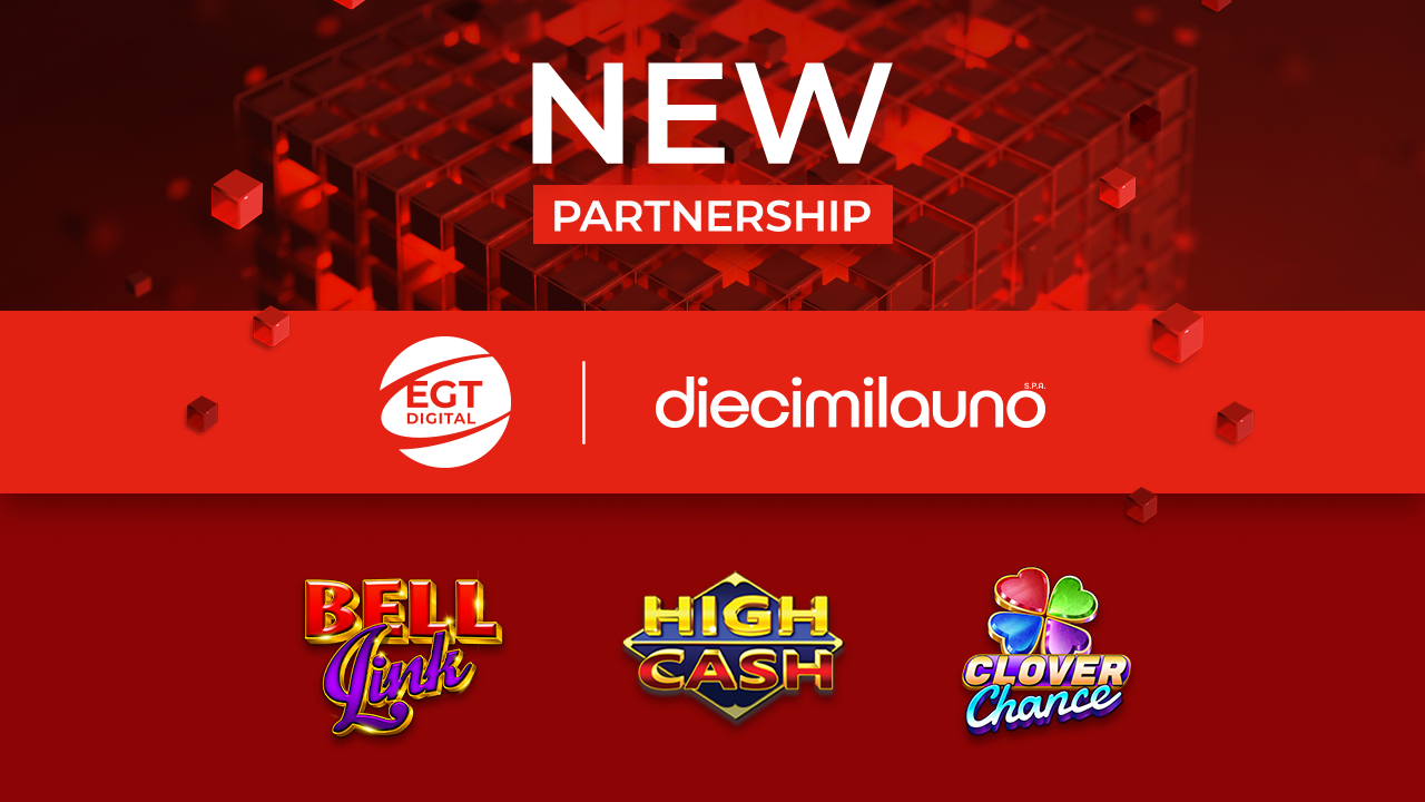 EGT Digital's gaming content is about to fascinate the customers of Diecimilauno S.p.A.