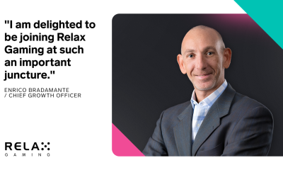 Relax Gaming appoints Enrico Bradamante as Chief Growth Officer