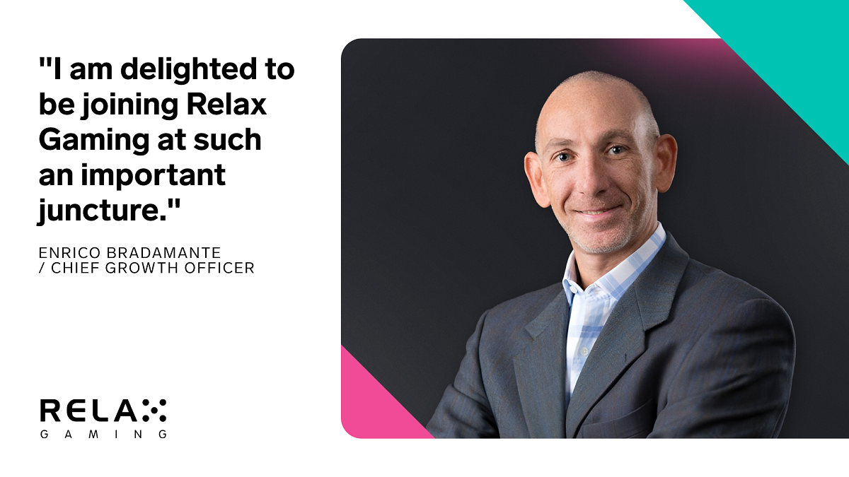 Relax Gaming appoints Enrico Bradamante as Chief Growth Officer