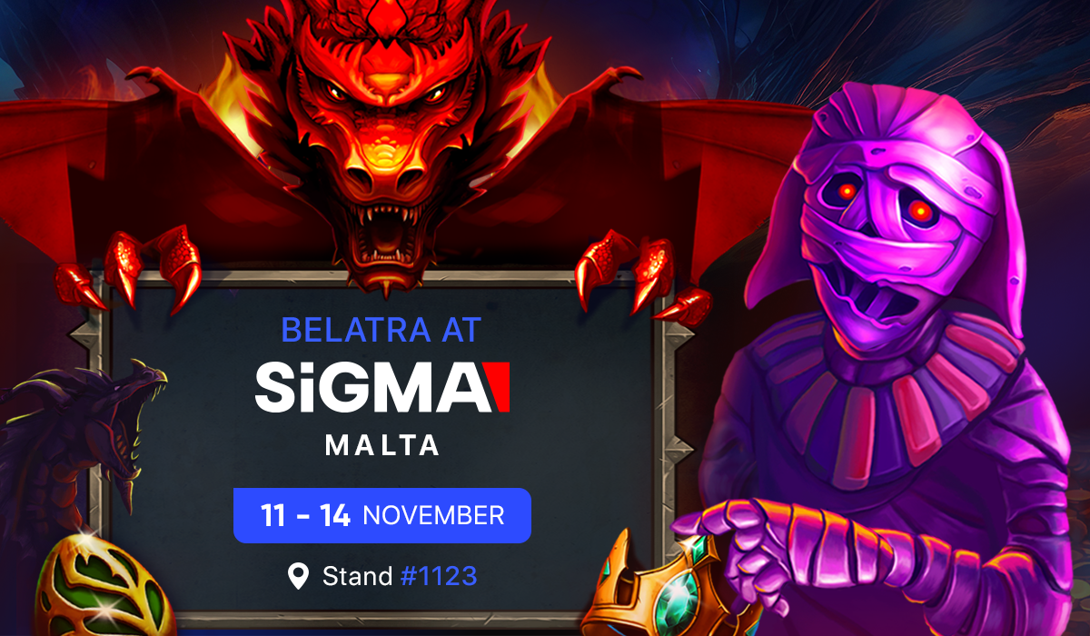 Belatra Games unveils 'Dragons and Mummy' inspired booth design for SiGMA Europe 2024