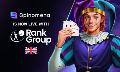Spinomenal agrees content deal with Rank Group