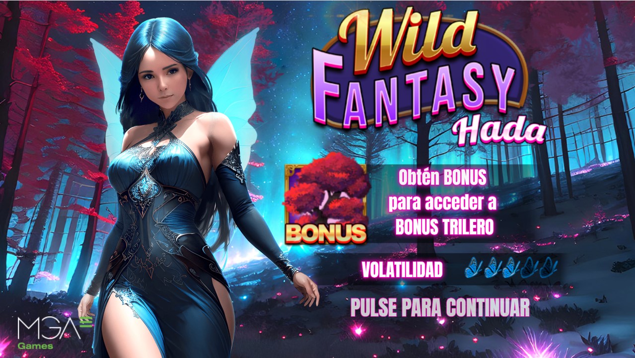 MGA Games presents Wild Wonderful Fairy, a casino slot featuring Expanding Symbols and a Free Spins Screen