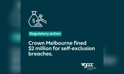 Crown Fined $2 Million for Self-exclusion Breaches