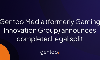 Gentoo Media (formerly Gaming Innovation Group Inc.) announces the completion of its legal split