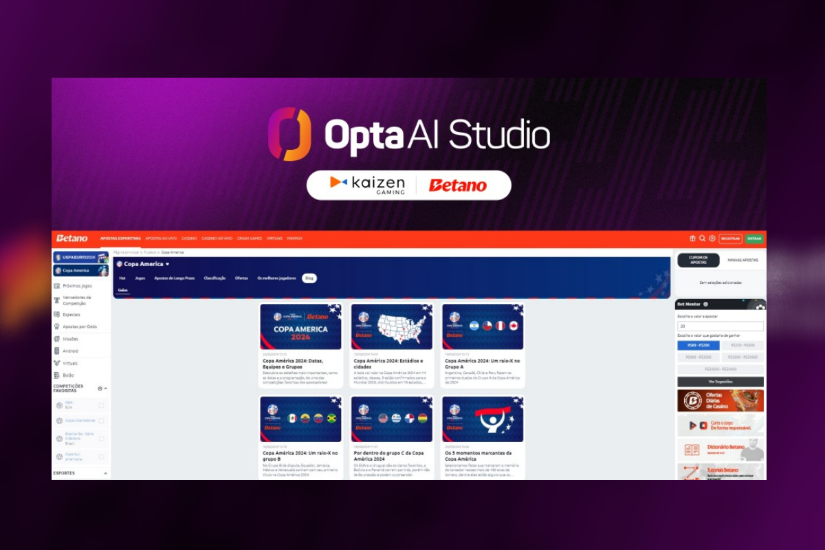 STATS PERFORM’S OPTA DATA, OPTA POINTS™ AND OPTA AI SUPPORT KAIZEN GAMING TO ACHIEVE DOUBLE-DIGIT GROWTH