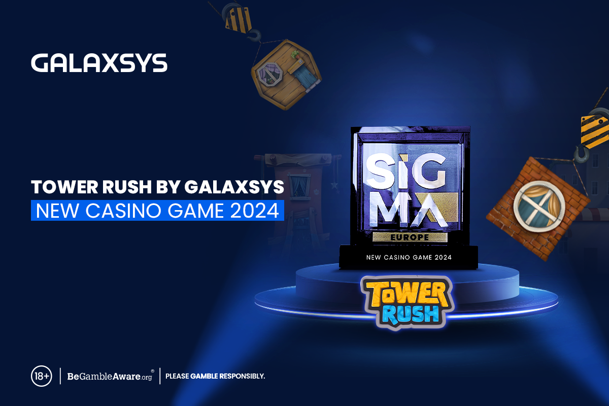 Galaxsys Wins SiGMA Europe Award for 'New Casino Game of 2024' with Tower Rush