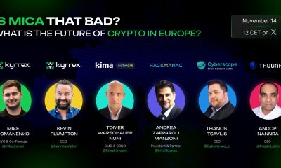 Kyrrex to host online panel discussion on MiCA and the future of crypto in Europe