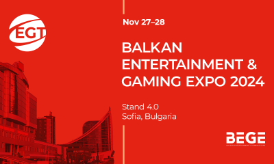EGT's latest innovations to shine at the 15th edition of BEGE Expo