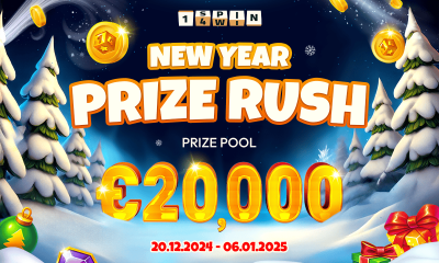The holiday season is about to get even more exciting with 1spin4win’s brand-new “New Year Prize Rush” network promotion, featuring a €20,000 prize pool.