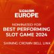 Shining Crown Bell Link game is shortlisted for Best Performing Slot Game 2024 at SiGMA Europe Awards