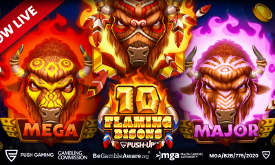 Push Gaming ignites the reels with 10 Flaming Bisons