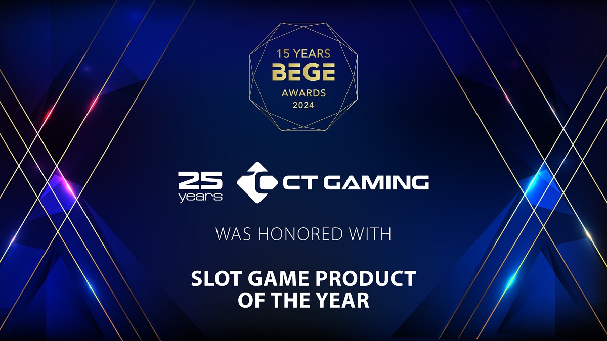 CT Gaming Wins Slot Game Product of the Year at BEGE Awards 2024