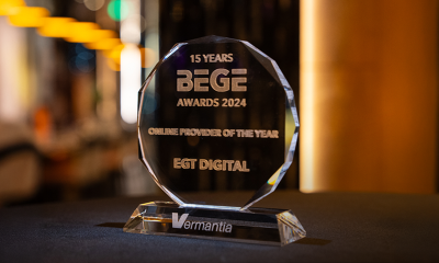 EGT Digital won the “Online Provider of the Year” prize from BEGE Awards 2024