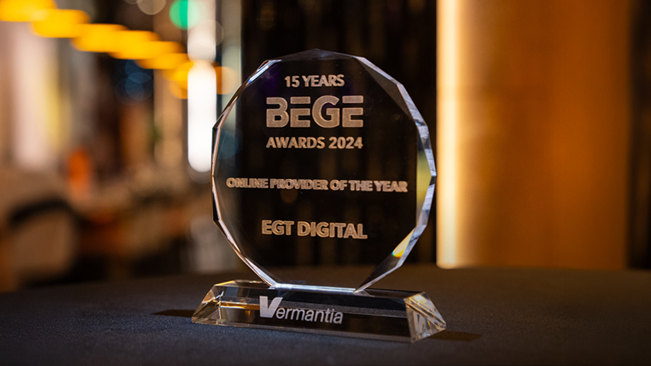 EGT Digital won the “Online Provider of the Year” prize from BEGE Awards 2024