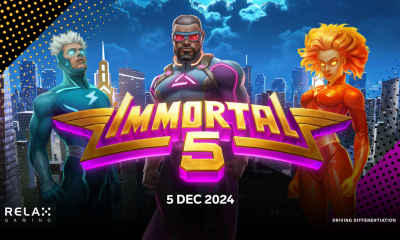 Superheroes take the stage as Relax Gaming and CasinoDaddy reveal Immortal 5