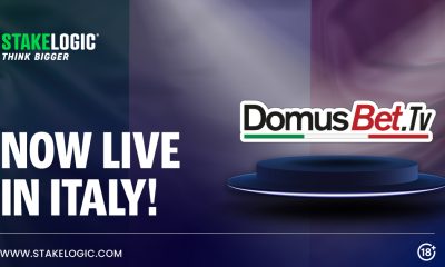 Stakelogic slots and live dealer games now available at Domus Bet