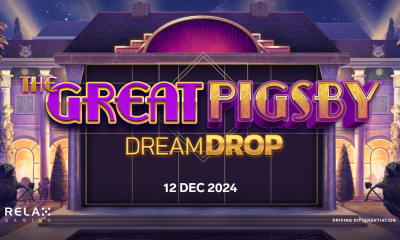 Relax Gaming adds Dream Drop excitement to The Great Pigsby
